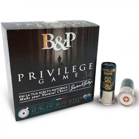 CART.B&P PRIVILEGE GAME STEEL 34GR